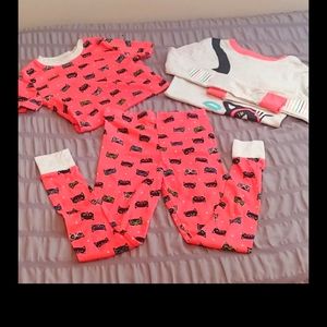 NWOT Cat design 3 pieces Kids pajamas